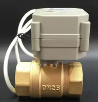 TFM25-B2-C New 2 Way Brass 1'' (DN25 ) Moldulating Valve DC9V-24V 0-5V 0-10V or 4-20mA 5 Wires For Water Proportional Control