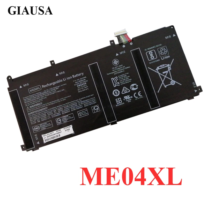GIAUSA оригинальный аккумулятор для ноутбука ME04XL HP HSTNN IB8D ME04 7 в 50.04WH|Аккумуляторы