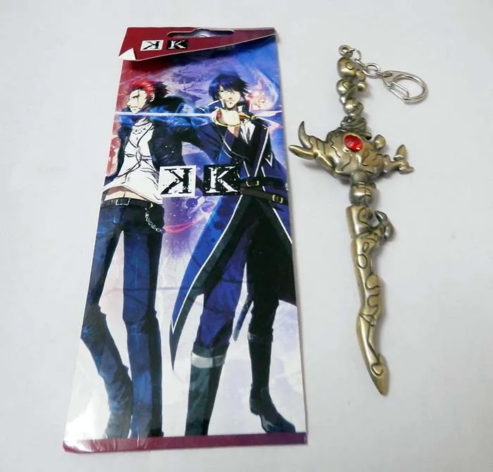 Оптовая продажа брелок для ключей из сплава Аниме K project модель цинка коллекция