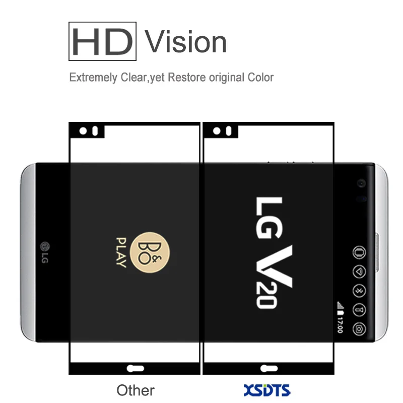 Закаленное стекло с полным покрытием для LG V20 H910 H918 LS997 US996 VS995 Защитная пленка