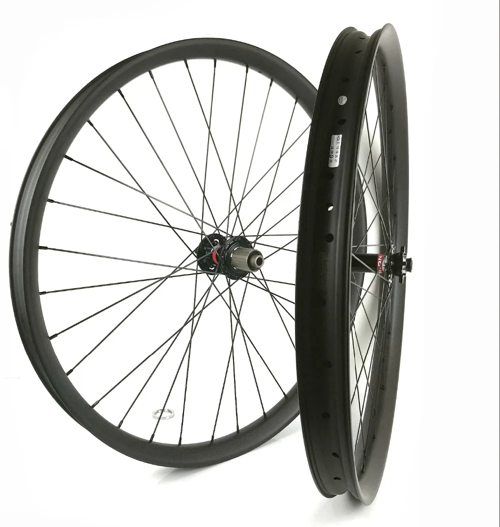 29ER MTB AM hookless Углеродные колеса 29 дюймов 50 мм ширина 25 Глубина клинчер для горного