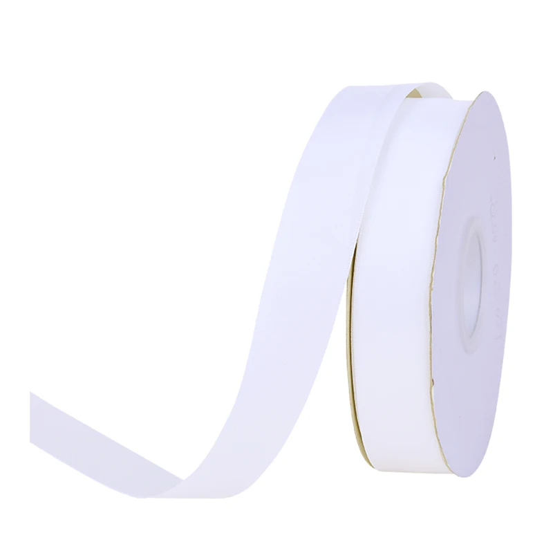 white 029 YAMA 25 ярдов/рулон односторонняя атласная лента 6 9 13 16 25 38 мм ленты 1/" 3/8/" 1/" 5/8" " 1,5" дюймов для подарков ручной работы - Цвет: white 029