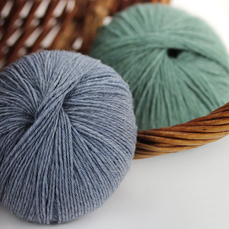 2 шт. 100% мериносовая шерсть пряжа ручное вязание теплые детские шарфы носки