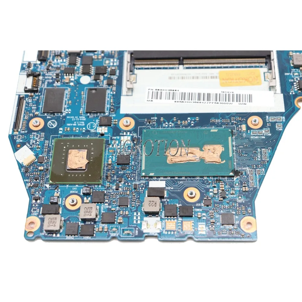 NOKOTION материнская плата для ноутбука Lenovo Yoga 3 14 BTUU1 NM A381 I7 5500 CPU DDR3L 940M 2GB основная