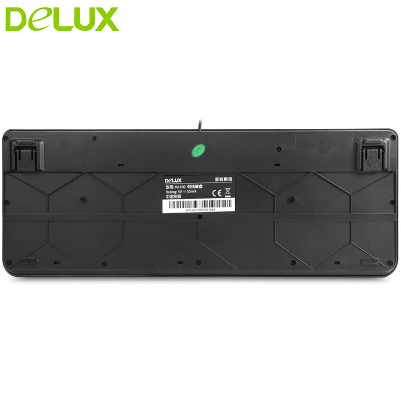 Проводная клавиатура и мышь Delux Combo новый оригинальный комплект для ПК ноутбука