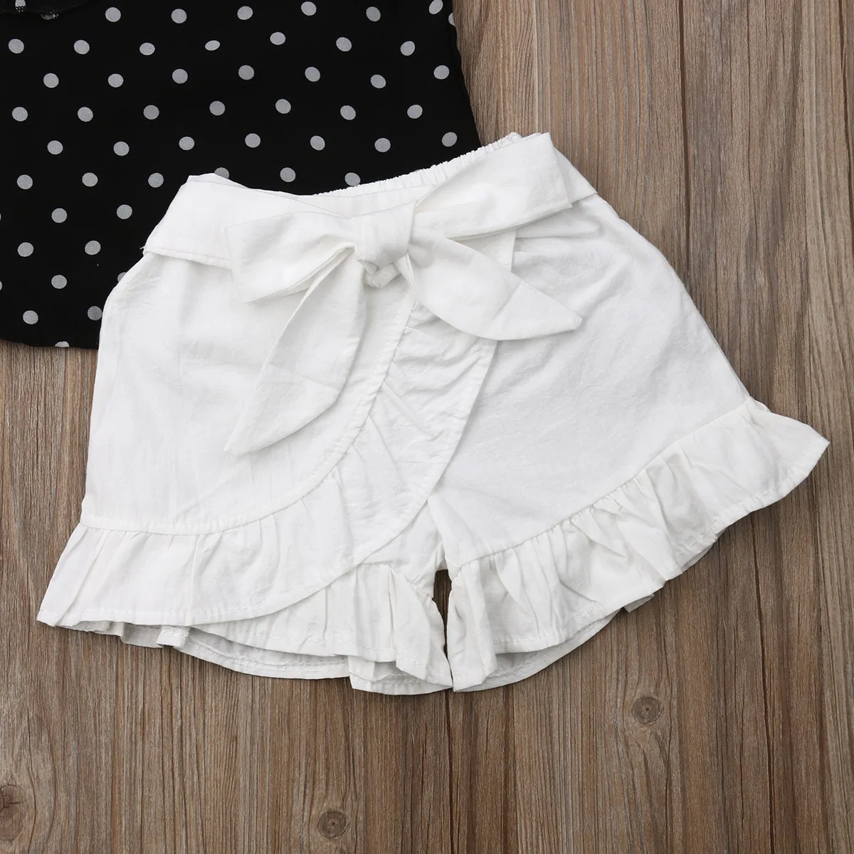 Summer Baby Kids Girls Clothes Toddler Sleeveless Tank Top Vest + Soild Short Pants Outfits Set Children Clothing | Детская одежда и