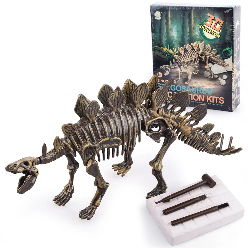 stegosaurus Детские игрушки Обучающие Детские ремесла и искусство Детский Сад Искусство и ремесла для детей Сделай Сам Динозавр Детская игрушка ручной работы - Цвет: stegosaurus