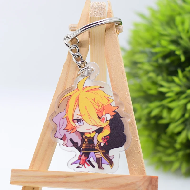 touken 373 Touken Ranbu брелок "онлайн" двухсторонний акриловый брелок Подвеска Аниме аксессуары брелок с фигурками из мультфильмов - Цвет: touken 373
