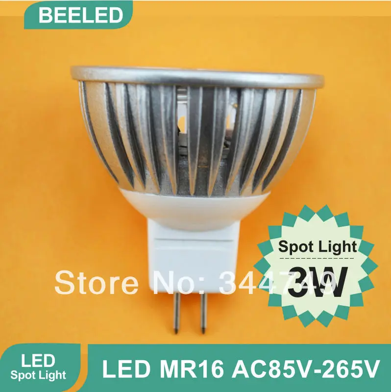 

10PCS/lot MR16 12V LED Light 3W LED Spotlight LED Bulb led Lamp Gu10 3W led bulb spot light E27 E14 light