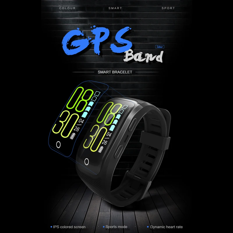 Новый S908 плюс умный Браслет gps IP68 профессиональный водонепроницаемый цветной