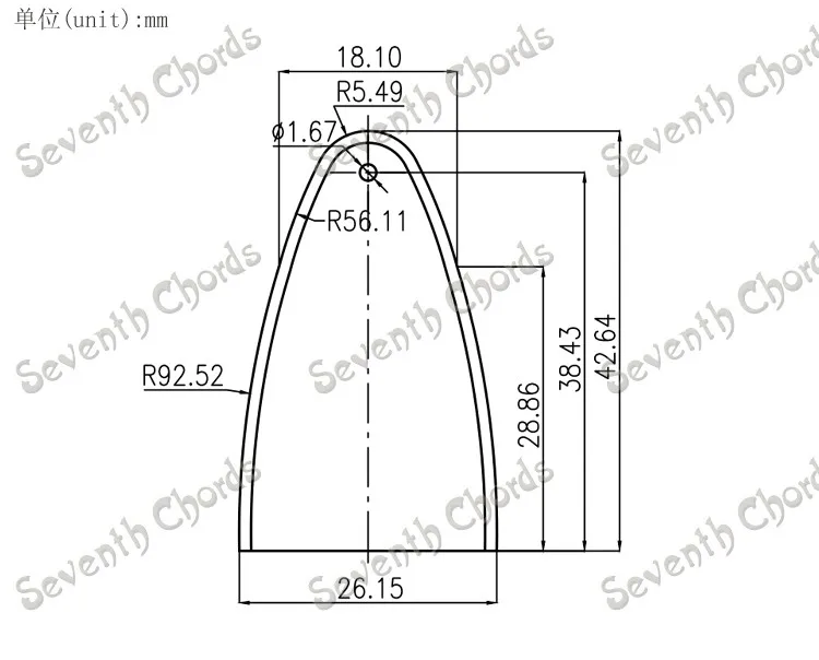 Крышка для анкерного стержня черного пластика 1 отверстие баса запасные части