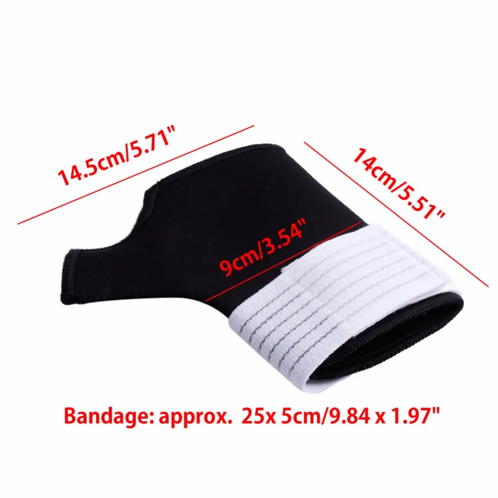 1 пара нейлоновый браслет для запястья с поддержкой большого пальца перчатки