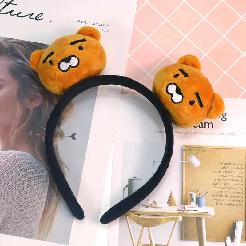 25 Girls headband Cartoon giraffe hair band Cute show MOE headband Christmas hair ornament for girls birthday gift Hair Accessories - Цвет: 25
