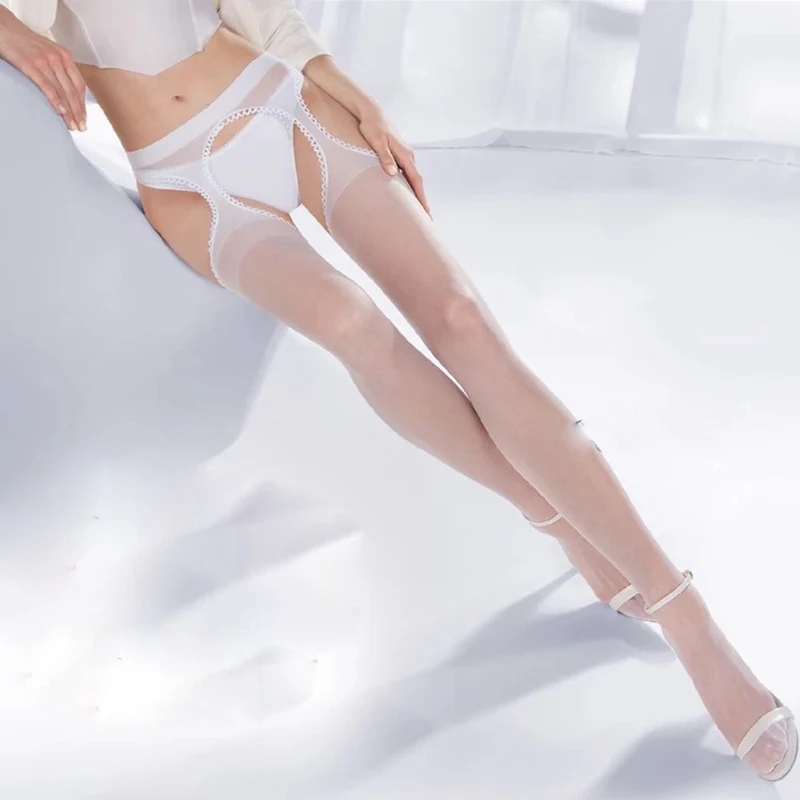 Женские чулки ажурные колготки кружевные пикантные женские с открытой