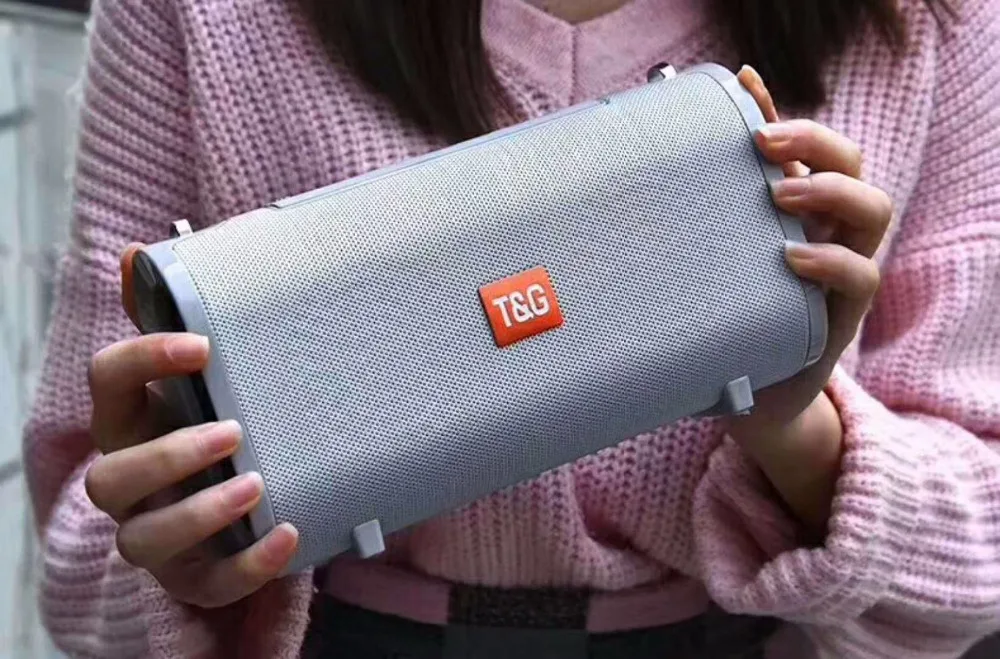 TG123 водонепроницаемый беспроводной Bluetooth 4,2 динамик супер бас сабвуфер уличная звуковая коробка FM портативный стерео динамик+ 16G TF карта