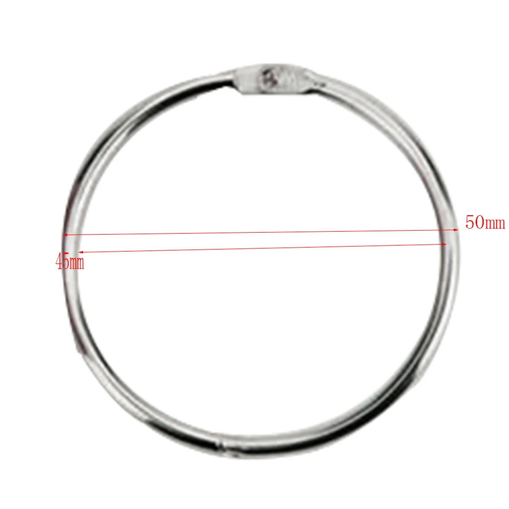 Никелированные металлические кольца зажимы для книг набор из 100