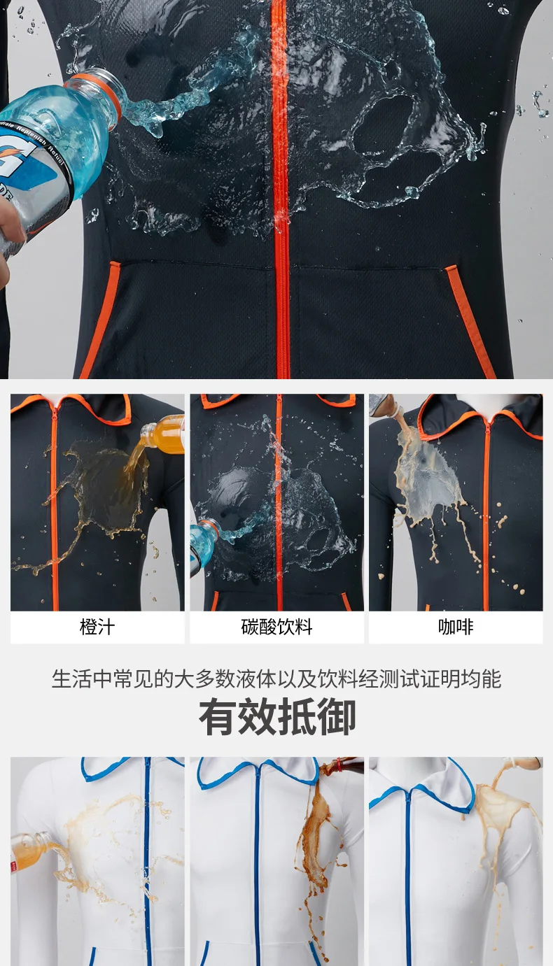 Бренд YUDELI ледяной Шелковый рыболовный костюм водонепроницаемый анти-обрастающий Открытый Быстросохнущий солнцезащитный костюм дышащий рыболовный костюм