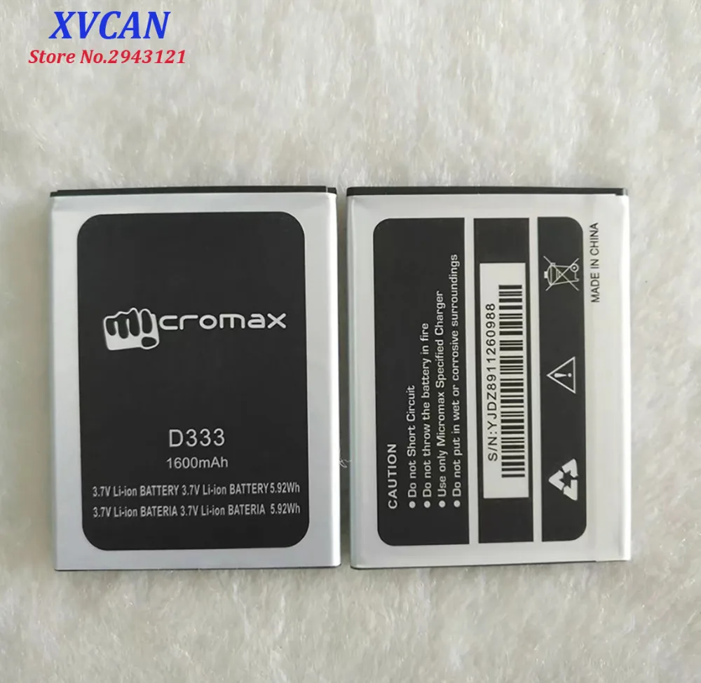Высокое качество оригинальный для Micromax D333 мобильный телефон литиевая батарея