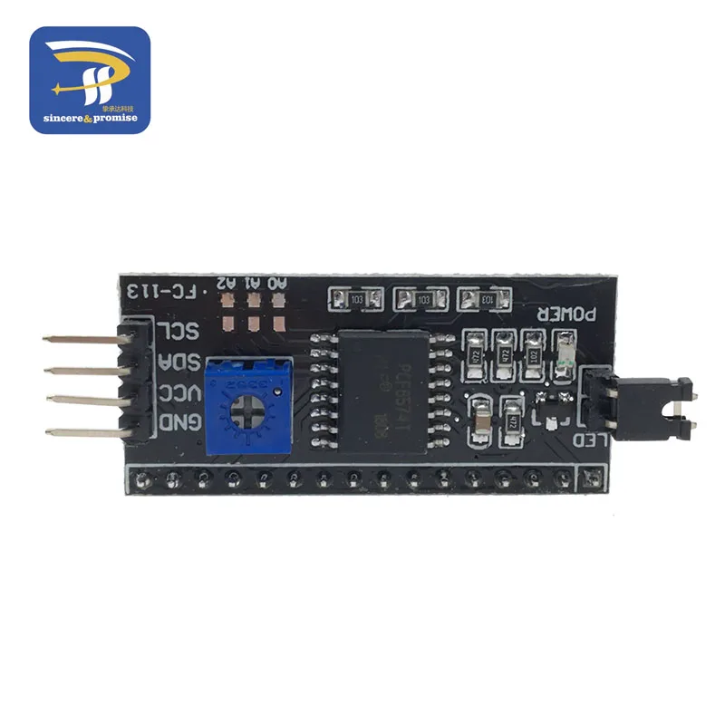 Плата адаптера PCF8574T PCF8574 IIC/I2C/LCD Интерфейс 1602 2004 LCD для Arduino|lcd 1602|lcd adapterlcd lcd |