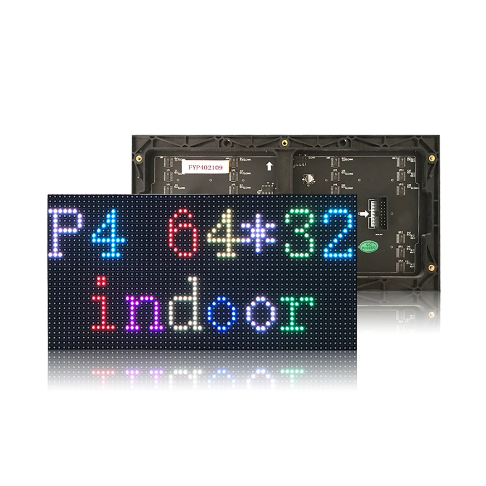 СВЕТОДИОДНЫЙ полноцветный модуль P4 для помещения светодиодный RGB дисплей SMD2121 1/16