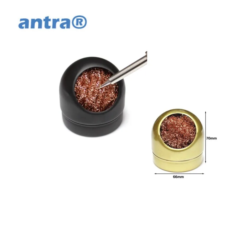 Antra1pcs Высокое качество черный золотой горячий паяльник наконечник для очистки