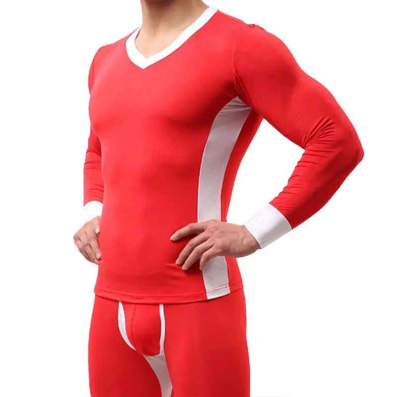 Термобелье мужское теплое мягкое с длинным рукавом|Кальсоны| |