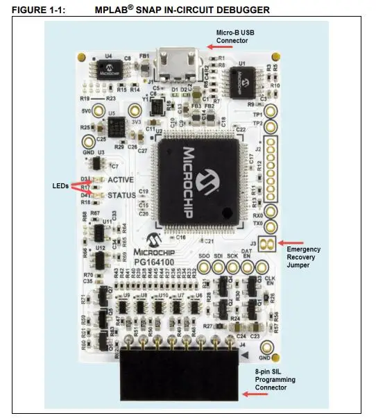 MPLAB Snap PG164100 Economical PIC burning debugging simulator | Электроника