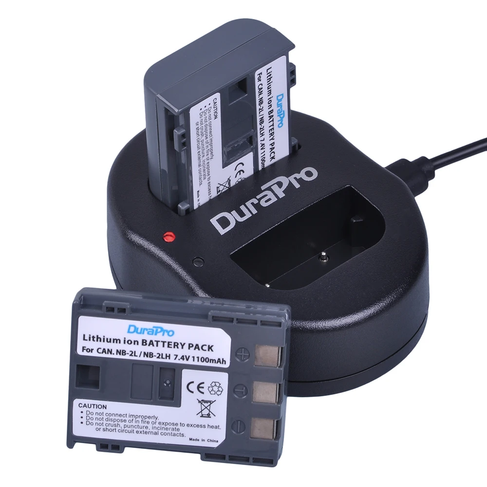 Аккумулятор для фотоаппарата 2 шт. NB-2L NB л li-ion батарея + двойное зарядное