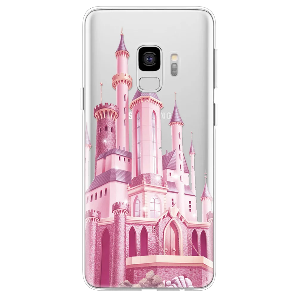 fenchbao Модные замок с цветочным узором для девочек Чехлы для samsung Galaxy S8 S9 S10 плюс S10e A7 A9 A10 A20e A30 A40 A50 A60 A70 Note 8 9 10 Pro Coque - Цвет: fenchbao