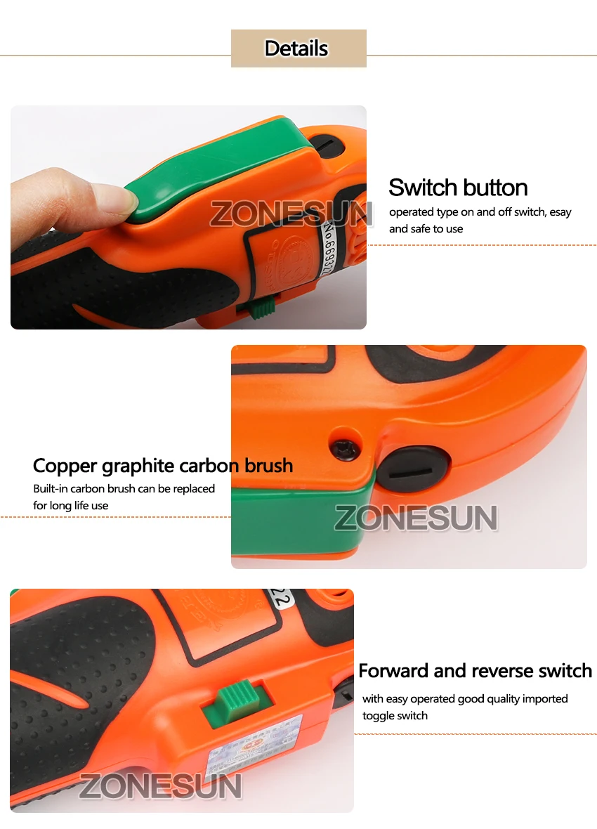 ZONESUN 110/220V Ручной укупорочные инструмент пластиковые укупорочные 10-50 мм крышка с резьбой и укупоривания колпачками 64 кг/fcm станок с ручным управлением