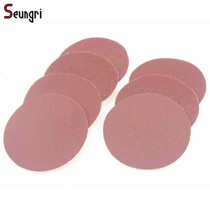 Seungri 10Pcs 4 inch 100mm Round sandpaper Disk Sand Sheets Grit 40-2000 Hook Loop Sanding Disc for Sander Grits | Инструменты