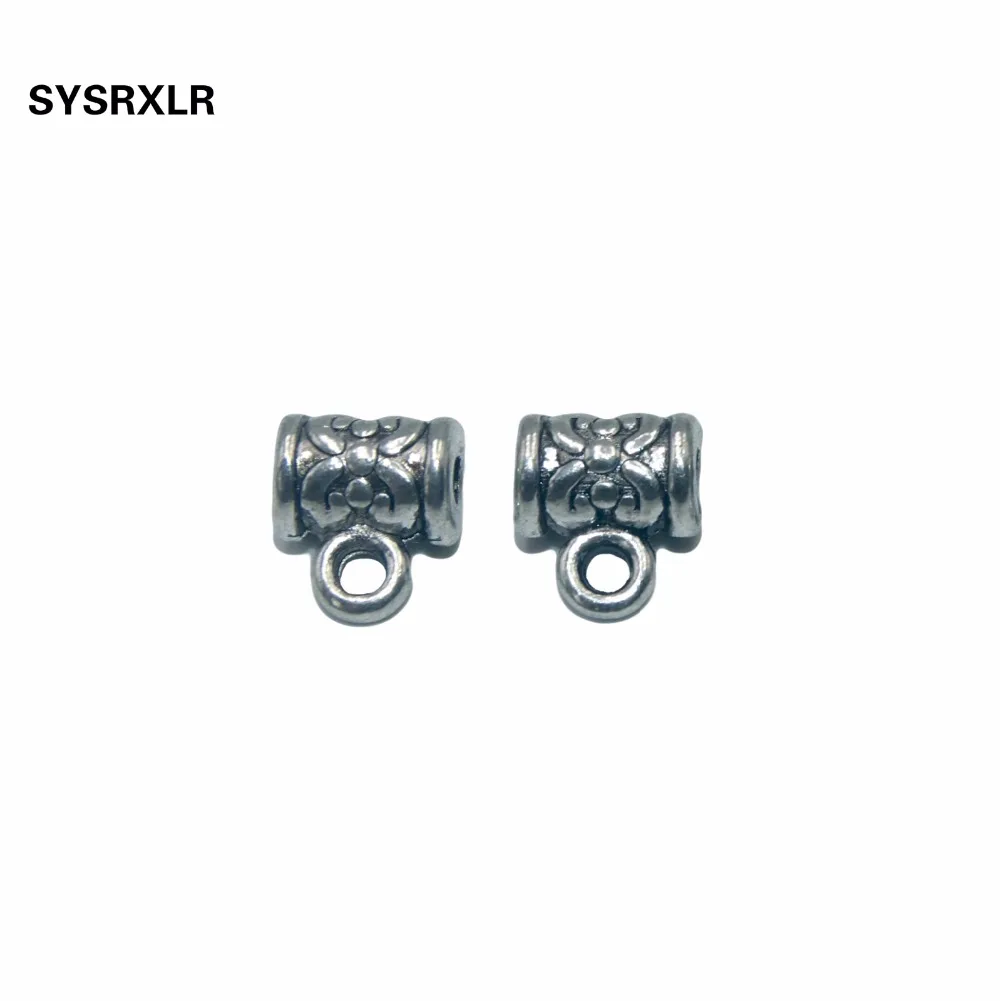 Оптовая продажа 20/40 шт./партия тибетские Серебристые блестящие Европейские