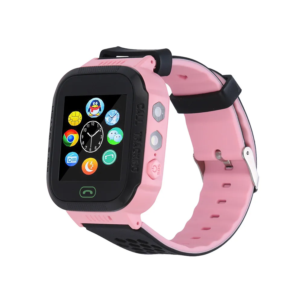 Russian Pink Детские умные часы с русской английской умной электроникой Q528 с gps-локатором, трекером, SOS, напоминанием о сообщениях, Push Message для детей, для мальчиков и девочек, наручные часы - Цвет: Russian Pink