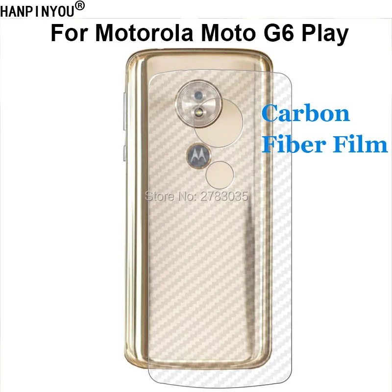 Для Motorola Moto G6 Play G6Play 5 7 &quot3D защита от отпечатков пальцев из углеродного волокна