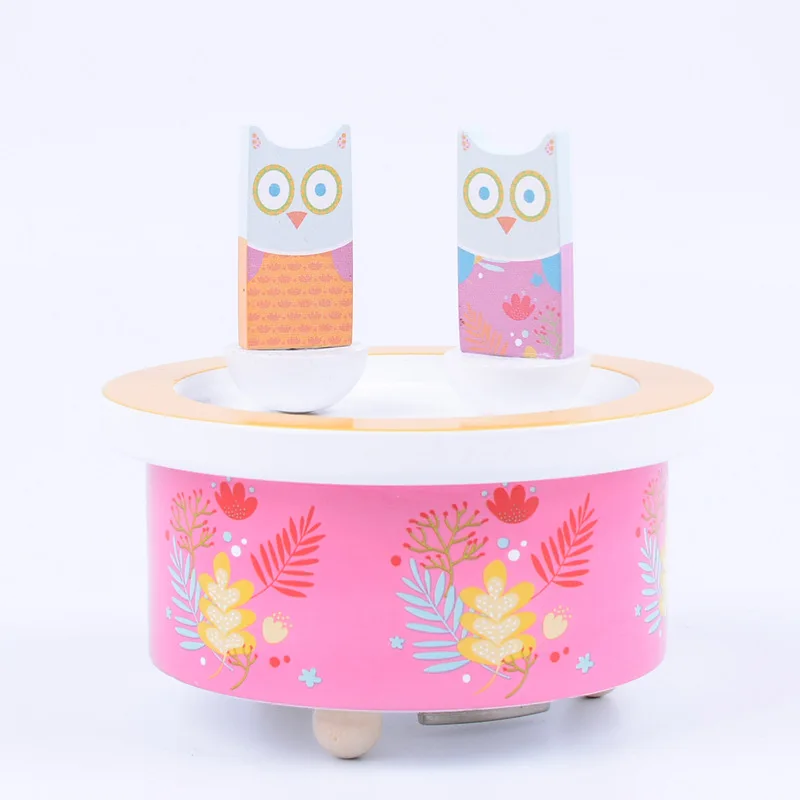 Вращающаяся музыкальная шкатулка в европейском стиле подарок на Новый год