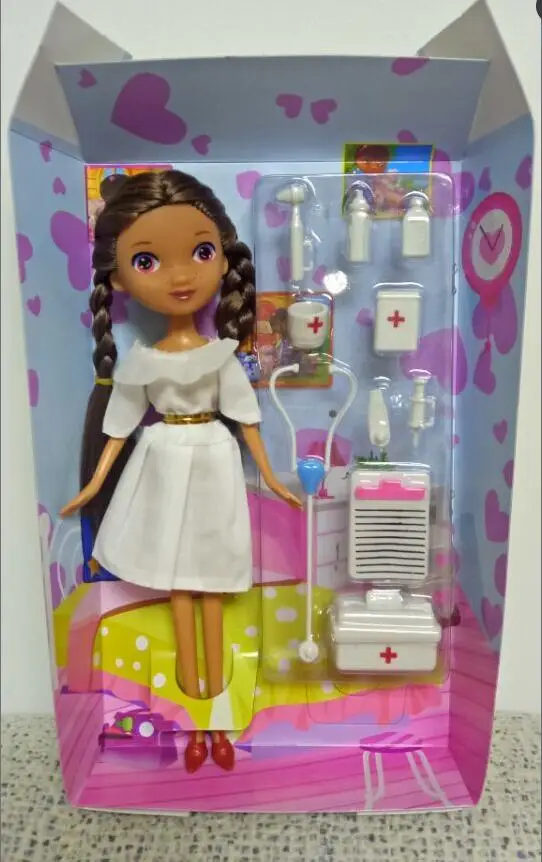 Новый игровой домик 1 шт. детские игрушки медсестра Доктор Juguetes кукольный