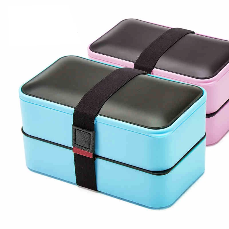 ONEUP коробка для завтрака PP/Silicone 1200 мл bento Box с столовыми приборами экологичный без