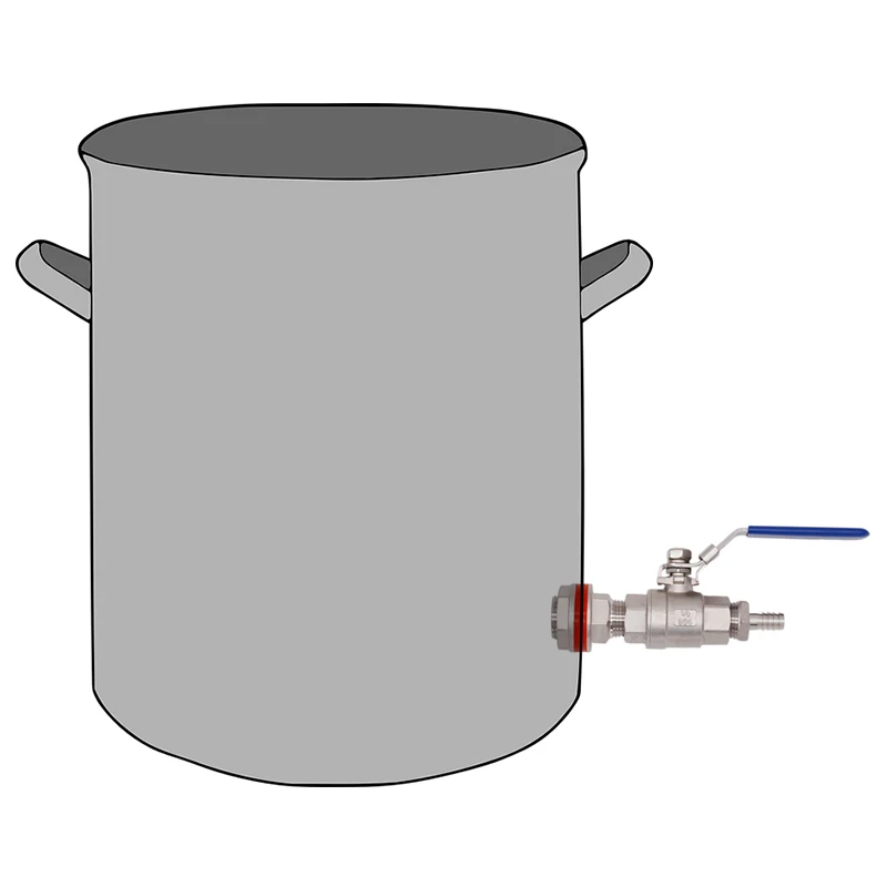 Weldless 304 SS шаровой клапан со шлангом подходящие для пивоварни оборудование