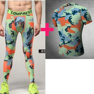 

2017 Summer New Men's Leisure Printing Compressed Pants