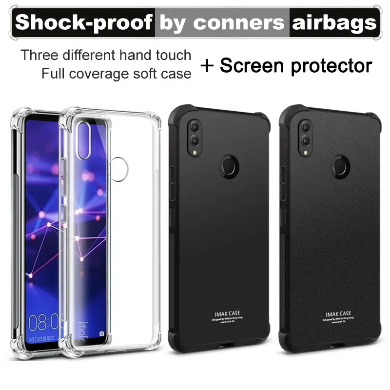 IMAK углы водителя чехол для huawei Honor Примечание 10 силиконовый Note10 полное покрытие
