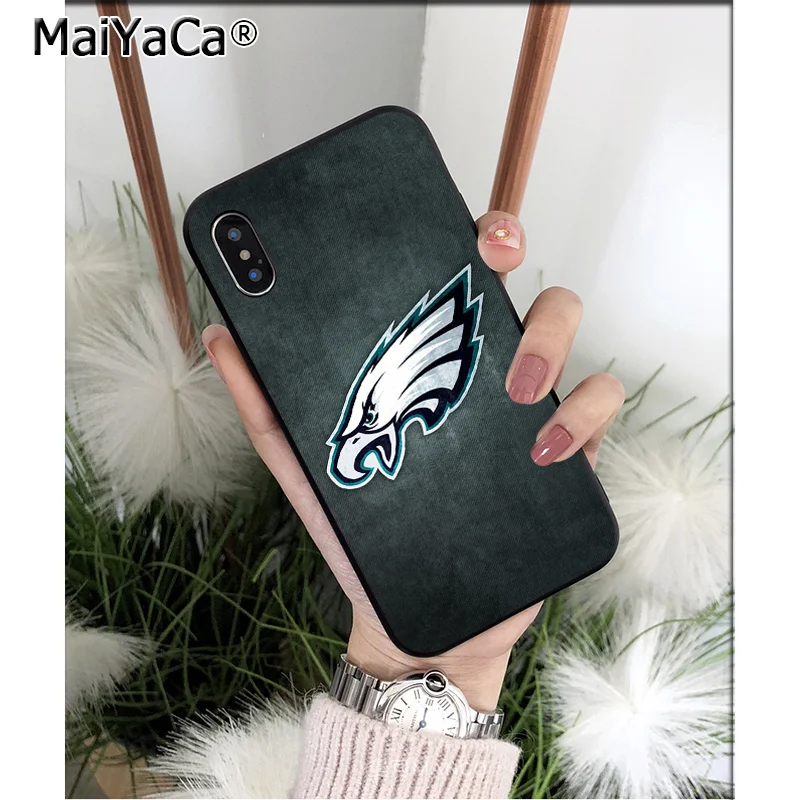 A13 MaiYaCa Philadelphia Eagles высококачественный чехол для телефона iPhone 5 5Sx 6 7 7plus 8 8Plus X XS MAX XR - Цвет: A13