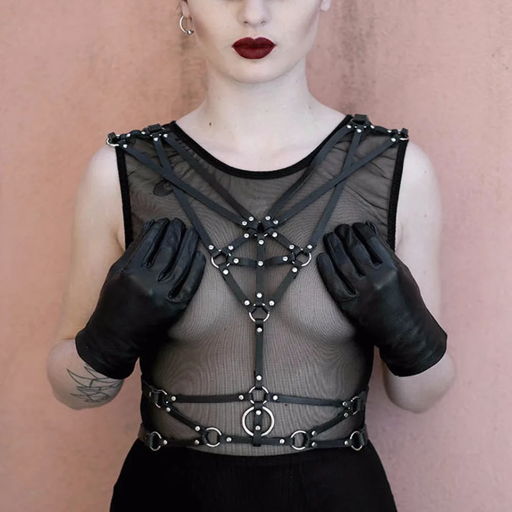 Женские кожаные ремни для костюмированной вечеринки в стиле панк вечеринки|belt