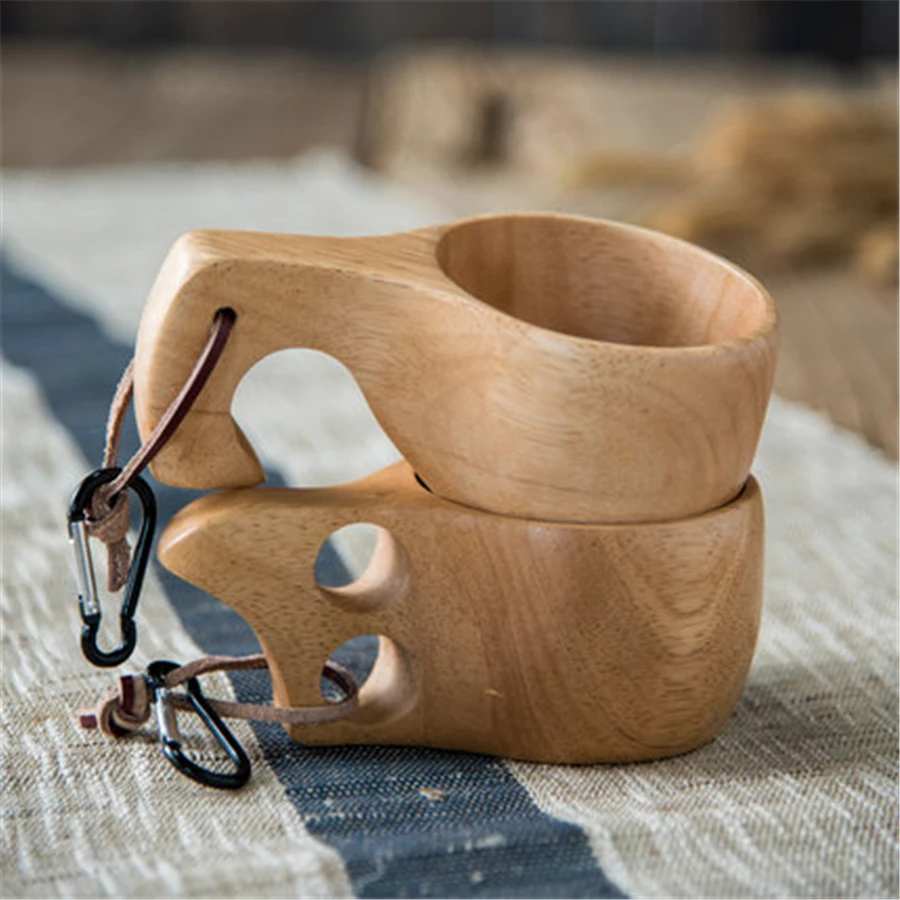 Японская креативная чашка из натурального дерева кофейные красивые товары для