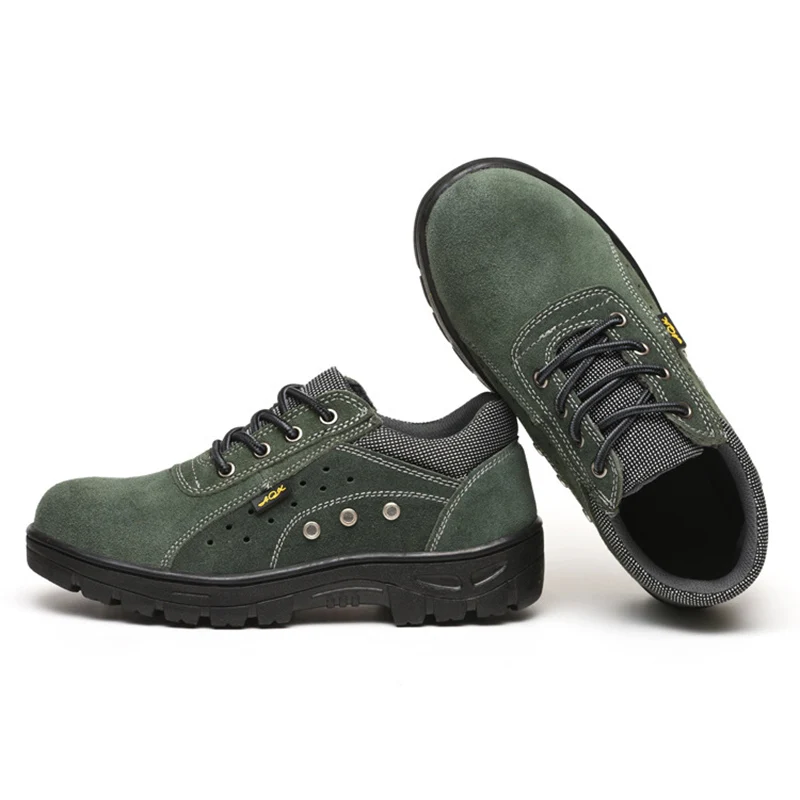 Брендовые женские и мужские рабочие безопасные ботинки со стальным носком