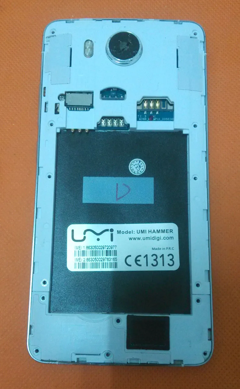 Оригинальная фото задняя камера 13.0MP модуль для UMI Hammer 4G FDD LTE MTK6732 четырехъядерный 5