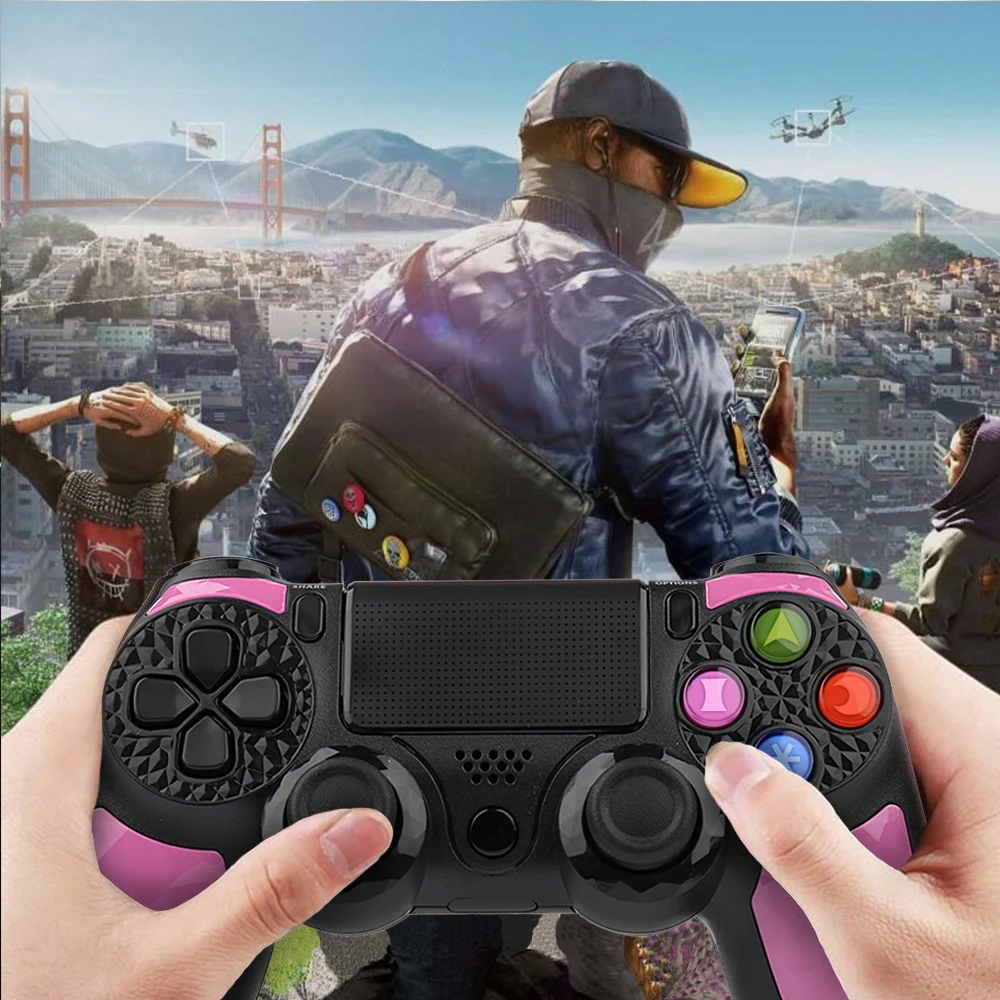 Для sony PS4 Bluetooth беспроводной для Playstation 4 геймпад игровой коврик джойстик пульт дистанционного управления для Dualshock4 PS4 контроллер розовый для девочек