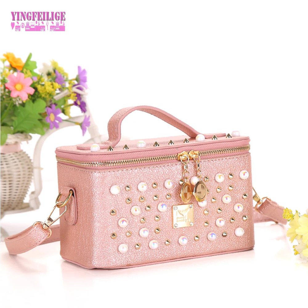 Женская обувь из PU искусственной кожи Модные клапаном жемчуг Заклёпки Для женщин