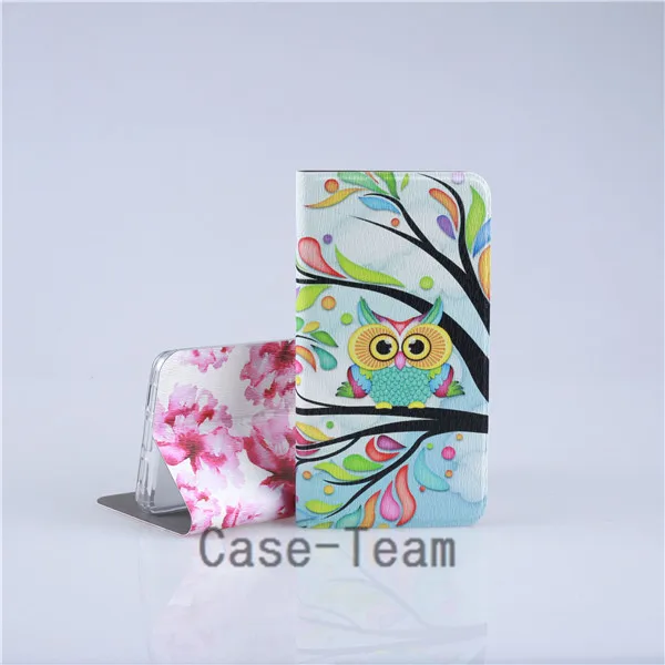 Кожаный чехол с мультяшным Микки флагом кошкой Китти для Nokia 640 флип-кейс кожаный |