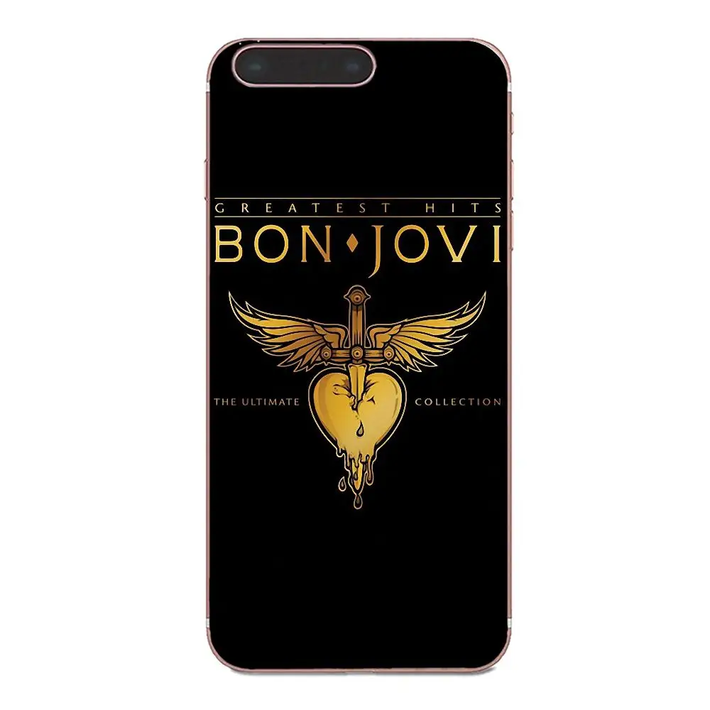 Для Huawei Honor Mate 7 7A 8 9 10 20 V8 V9 V10 G Lite Play Mini Pro P Smart мягкий роскошный ремешок из ТПУ Bon Jovi |