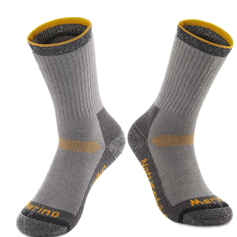 Naturehike Премиум носки из мериносовой шерсти мужские зимние спортивные для